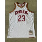 Maglia Cleveland Cavaliers Lebron James 2015-16 Finals Bianco