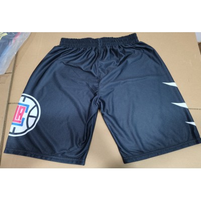 Maglia NBA Clippers 2022-23 Statement Pantaloncini Nero Stampato