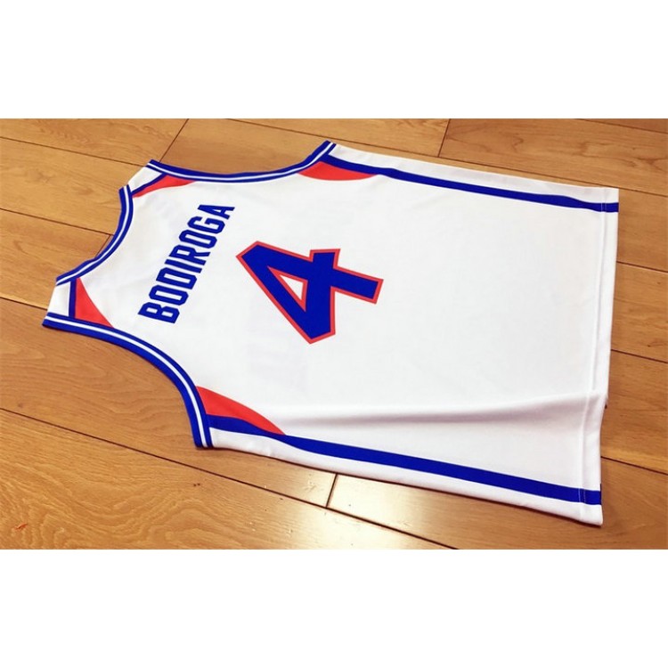 Maglia Dejan Bodiroga 4 Team Jugoslavija Yugoslavia Retro Basketball Bianco Uomo