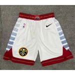 Maglia NBA Denver Nuggets 2022-23 city Pantaloncini Bianco