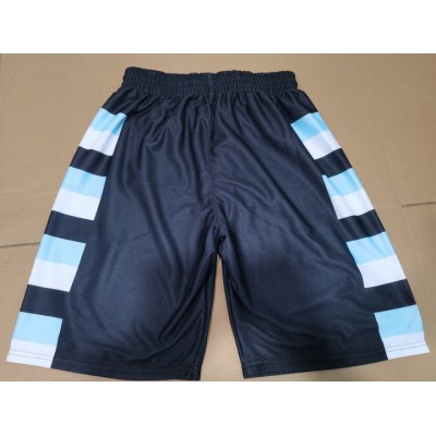 Maglia NBA Denver Nuggets Pantaloncini Nero Blu Stampato