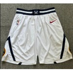 Maglia NBA Denver Nuggets Pantaloncini Bianco