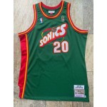 Maglia NBA Gary Payton 20 Seattle SuperSonics 1995-96 SwingmanVerde