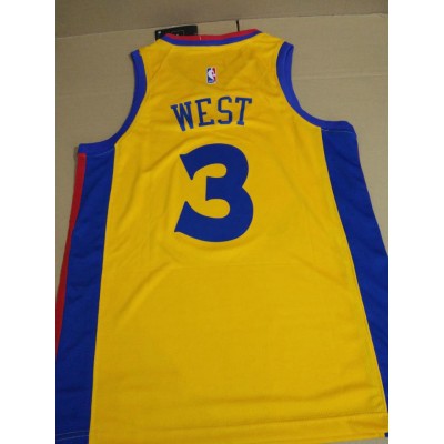 Maglia Golden State Warriors David West 3 City Or