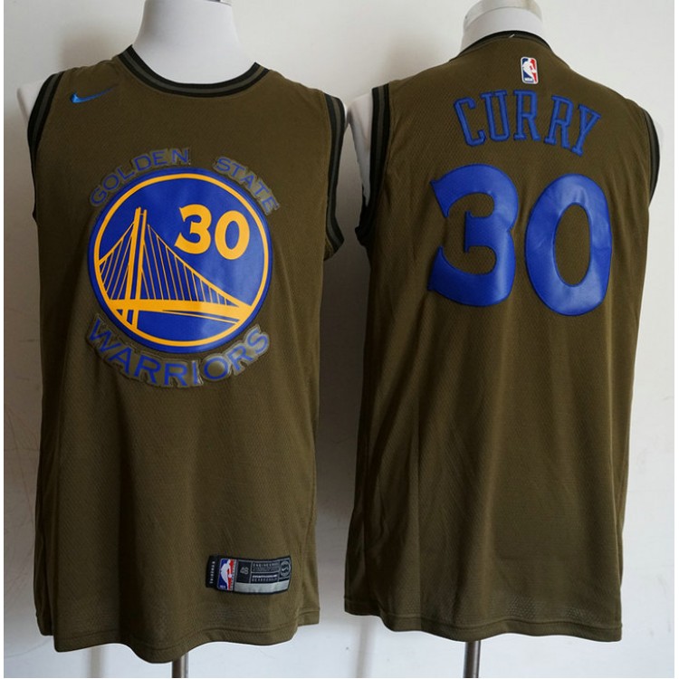 Maglia Golden State Warriors Stephen Curry 30 2020 Nba arrivo marrone