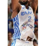 Greece Tyler Dorsey Bianco 2022 Fiba Eurobasket Maglia Uomo