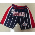 Maglia NBA Houston Rockets Just don Pantaloncini Blu simple