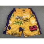 Maglia NBA Lakers just don Pantaloncini Graffiti