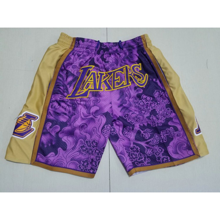 Maglia NBA Lakers limit just don Pantaloncini Viola