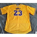 Maglia NBA LeBron James #23 Lakers Baseball 2020 NBA MLB Crossover Edition