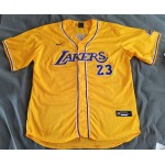 Maglia NBA LeBron James #23 Lakers Baseball 2020 NBA MLB Crossover Edition