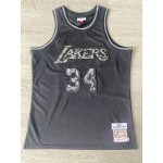 Maglia Leather Snakeskin Shaquille O'Neal Los Angeles Lakers 1996-97