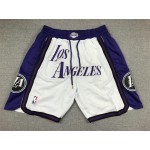 Maglia NBA Los Angeles Lakers 22-23 city Pantaloncini Bianco