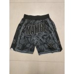 Maglia NBA Mamba Floral Nero Pocket Just don Pantaloncini