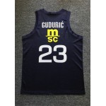 Maglia Marko Guduric 23 Fenerbahce Basketball Giallo Uomo