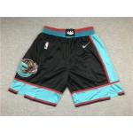 Maglia NBA Memphis Grizzlies Pantaloncini Nero Ricamato