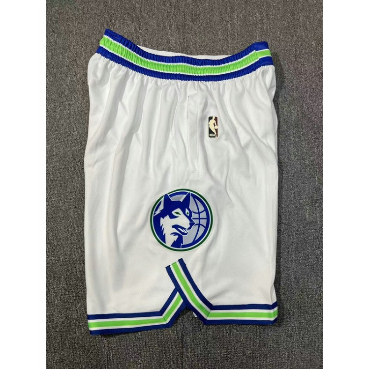 Maglia NBA Minnesota Timberwolves 23-24 retro Pantaloncini Bianco