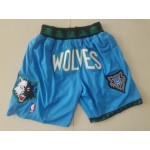 Maglia NBA Minnesota Timberwolves Just don Pantaloncini 2003-04 Blu