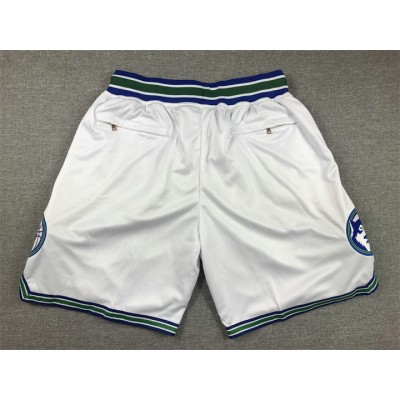 Maglia NBA Minnesota Timberwolves just don throwback Pantaloncini Bianco