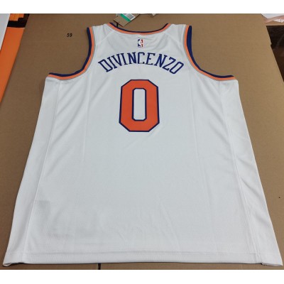 Maglia NBA 0 Divincenzo New York Knicks Bianco Stampato