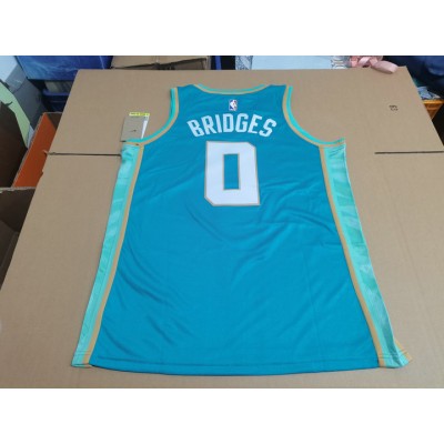 Maglia NBA 0 Miles Bridges Charlotte Hornets Buzz City 2023-24 City Edition