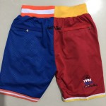 Pantaloncini NBA 1994 NBA Finals Rockets x Knicks Rosso Blu