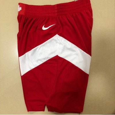 Pantaloncini NBA 2019 Toronto Raptors earned Rosso Stampato