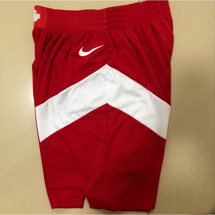 Pantaloncini NBA 2019 Toronto Raptors earned Rosso Stampato