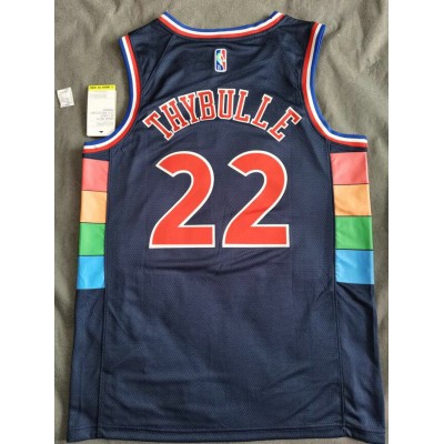 Maglia #22 Thybulle 76ers 75th Anniversary Diamond Blu Swingman