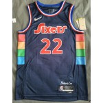 Maglia #22 Thybulle 76ers 75th Anniversary Diamond Blu Swingman