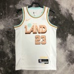 Maglia #23 James Cleveland Cavaliers 22-23 city Bianco