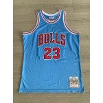 Maglia NBA 23 Jordan Bulls 1997-98 Autentico Blu