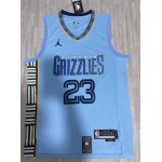 Maglia NBA 23 Rose Memphis Grizzlies statement light Blu Ricamato