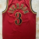 Maglia #3 Iverson Philadelphia 76ers 1999-00 Rosso