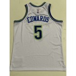 Maglia NBA 5 Edwards Minnesota Timberwolves 2023-24 Bianco