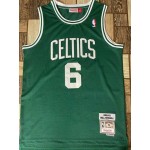 Maglia #6 Bill Russell 1962-63 Celtics Vintage Verde