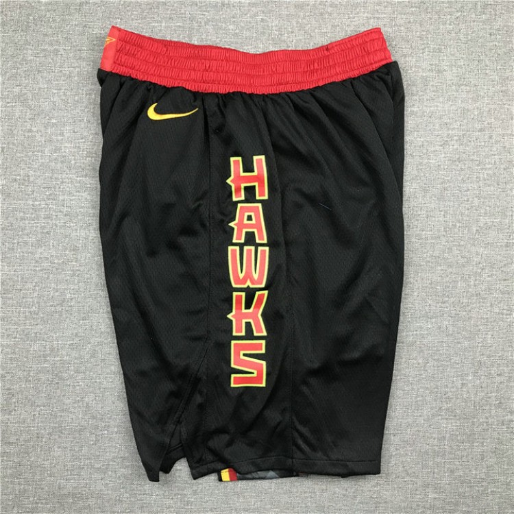 Pantaloncini NBA Atlanta Hawks Homme Basketball Nero