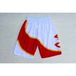 Pantaloncini NBA Atlanta Hawks throwback Bianco