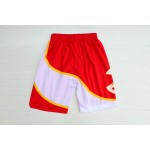 Pantaloncini NBA Atlanta Hawks throwback Rosso