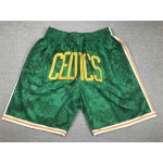 Pantaloncini NBA Boston Celtics tigers year just don Verde