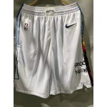 Pantaloncini NBA Brooklyn Nets 22-23 city Bianco