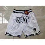 Pantaloncini NBA Brooklyn Nets Just don Bianco