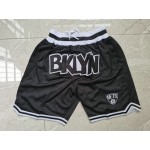 Pantaloncini NBA Brooklyn Nets Just don Nero