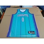 Maglia NBA Charlotte Hornets 0 Miles Bridges Teal 2024 Classic Edition Basketball