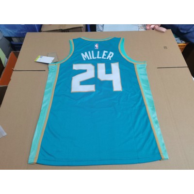 Maglia NBA Charlotte Hornets 24 Brandon Miller City Edition Swingman Teal