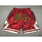 Pantaloncini NBA Chicago Bulls tigers year just don Rosso