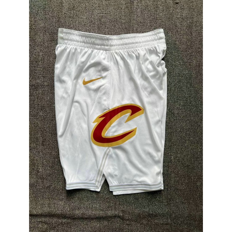 Pantaloncini NBA Cleveland Cavaliers 2023 Bianco