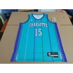 Maglia NBA Kemba Walker 15 Teal Charlotte Hornets Icon Edition