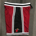 Pantaloncini NBA Miami Heat 2022 training Rosso