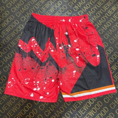 Pantaloncini NBA Miami Heat Mitchell & Ness Rosso